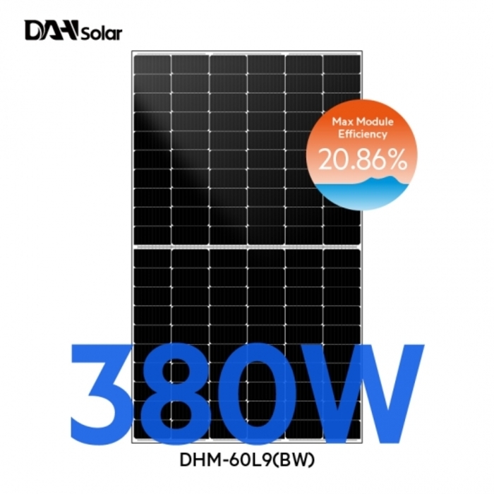 Dah Solar Module PV-Module - - DAH Solar Mono 380 Black Frame Tier 1 High Quality ...