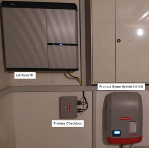 Fronius — Symo Hybrid 5.0 und LG Resu 7H