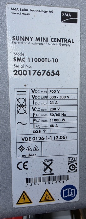 SMA — Sunny Mini Central 11000TL