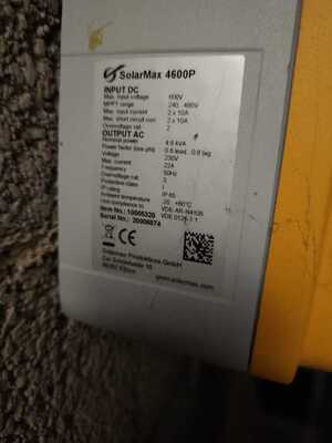 SolarMax — SolarMax 4600P
