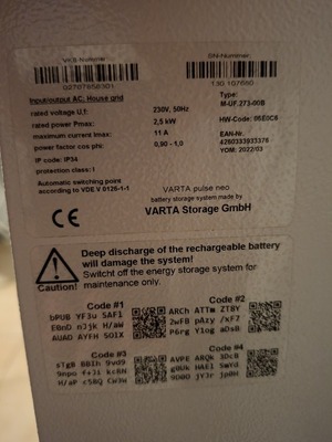   Varta — Varta pulse neo Stromspeicher
