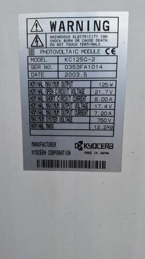 Kyocera — KC125GHT-2