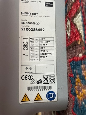 SMA — Sunny Boy 5000TL-20
