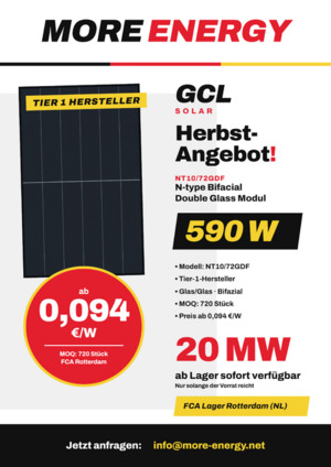   GCL —  590w NT10/72GDF