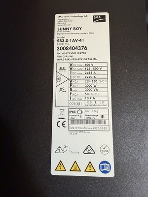 SMA — Sunny Boy 3.0-1AV-41