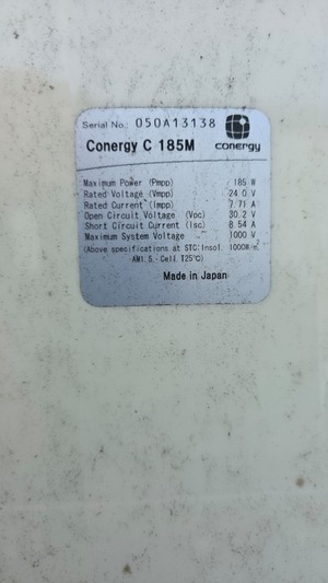 Conergy — Conergy C 185 M