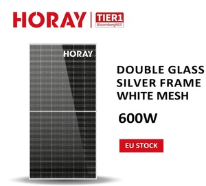   Horay Solar — 600W Glas/Glas Weiss Mesh