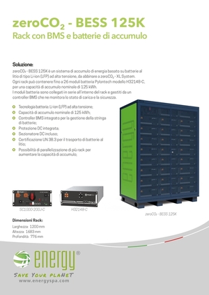Energyspa - Pylontech — Storage indoor - 500 KWh - 240