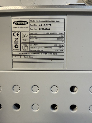 Fronius — IG Plus 70 V-2