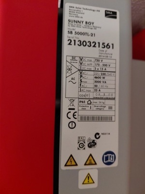 SMA — SB 5000TL-21