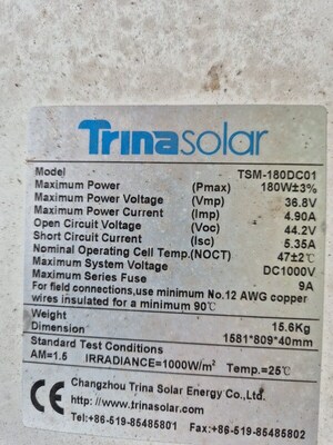 Trina Solar — Trina TSM-DC01 180