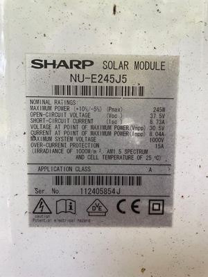 Sharp — NU-E245 (J5)